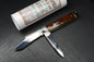 NEW Great Eastern Cutlery Northfield - Jumbo Stockpen Jack Brown Burlap Micarta