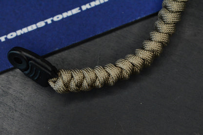 NEW Delicious Fist Bad Floss - Blue Steel Broken Molar Beads/ Green 20” Paracord