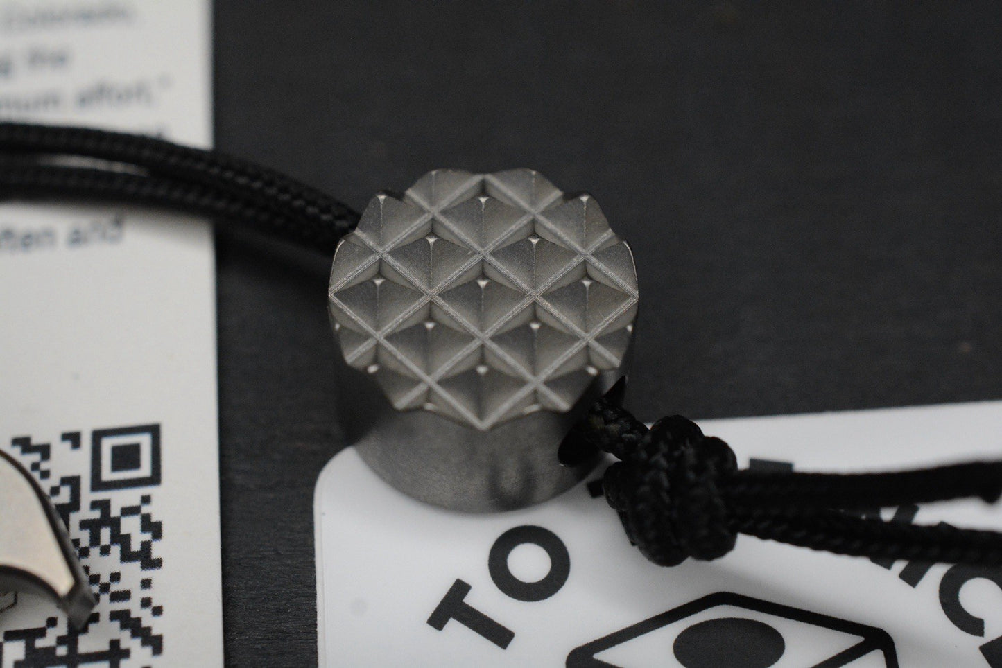 NEW Nice Guy Machine Co Return To Home Fob 2.0 Ti Pry w/ Curator Homage Bead