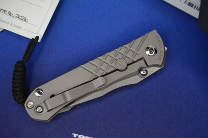 NEW Chris Reeve Umnumzaan - Glass Blasted / Drop Point Magnacut