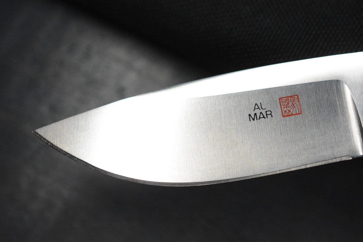 RARE++ Al Mar Personal BT Fixed Blade Satin Blade/ Titanwood Handle Seki Japan