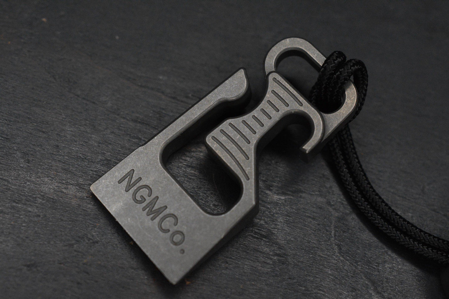 NEW Nice Guy Machine Co Minion Ti Pry NGMCo w/ TKW F**k Face Bead