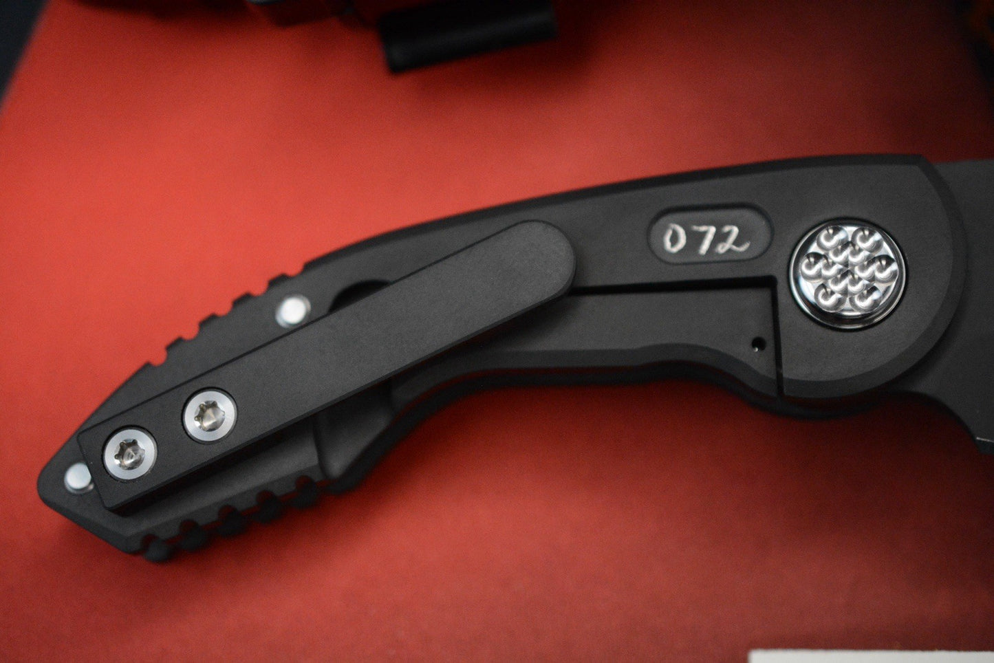 CUSTOM DSK Tactical Mini VX 3” - Black PVD CP / Milled Ti Handles SN 72 Of 100