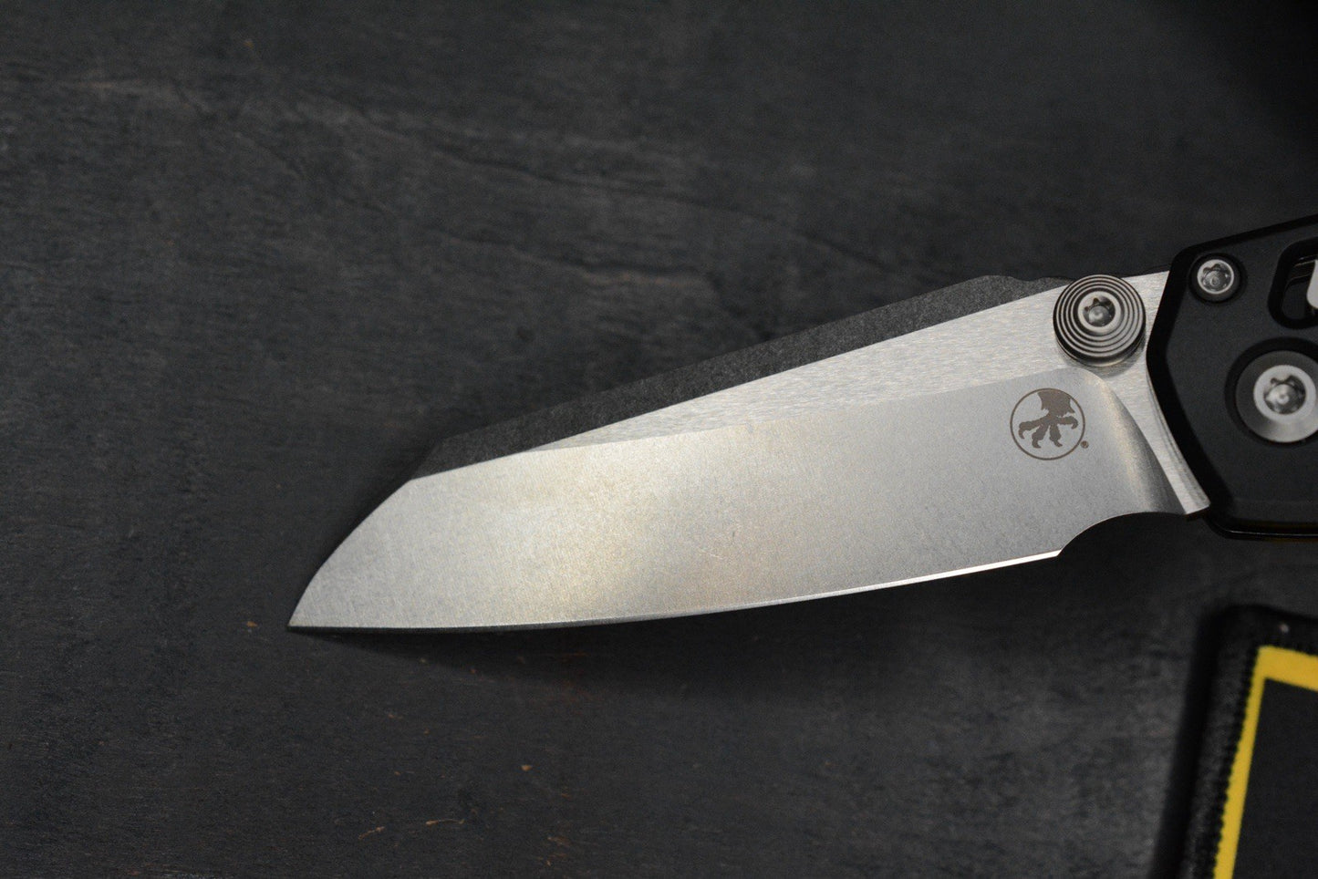 NEW Microtech MSI MINI Proof Run Low SN 008 - SW M390K / Black Aluminum Frag