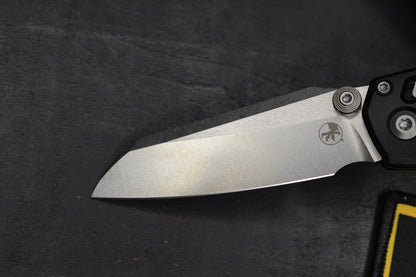 NEW Microtech MSI MINI Proof Run Low SN 008 - SW M390K / Black Aluminum Frag
