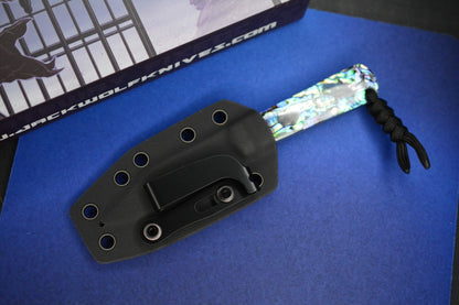 NEW Jack Wolf Gateway FixEDC - Abalone / Hollow Ground 1428CN / Nickel Silver
