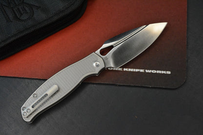 NEW Monterey Bay Knives Wolverine Diamond Plate Ti- S90V Blade SOLD OUT