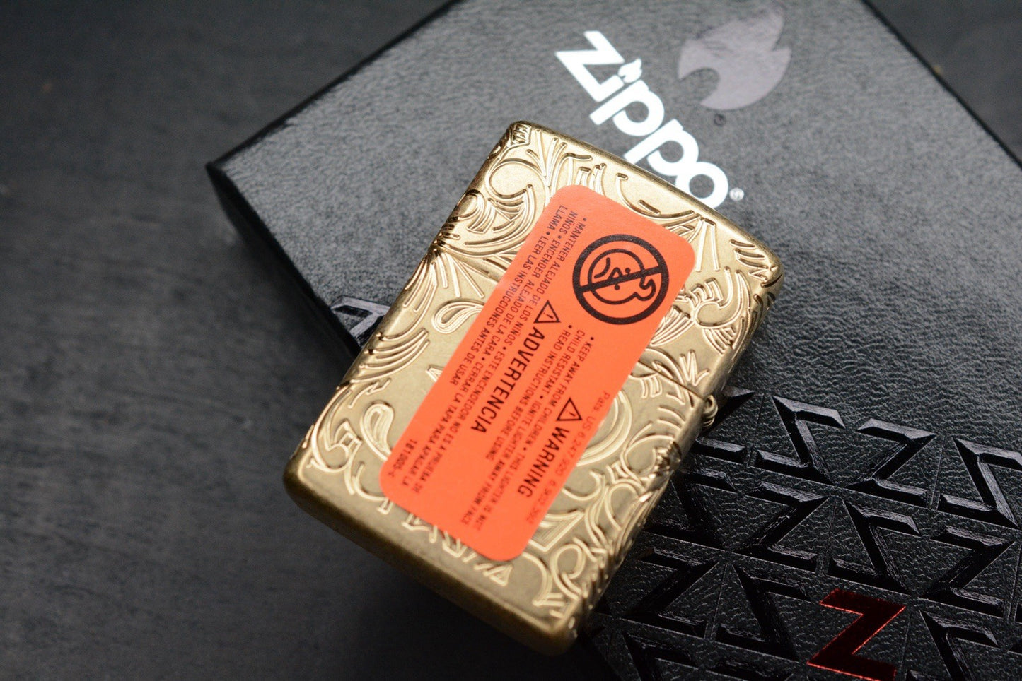 RARE CUSTOM ZIPPO Lighter 1932 Anniversary Brass - High Detail