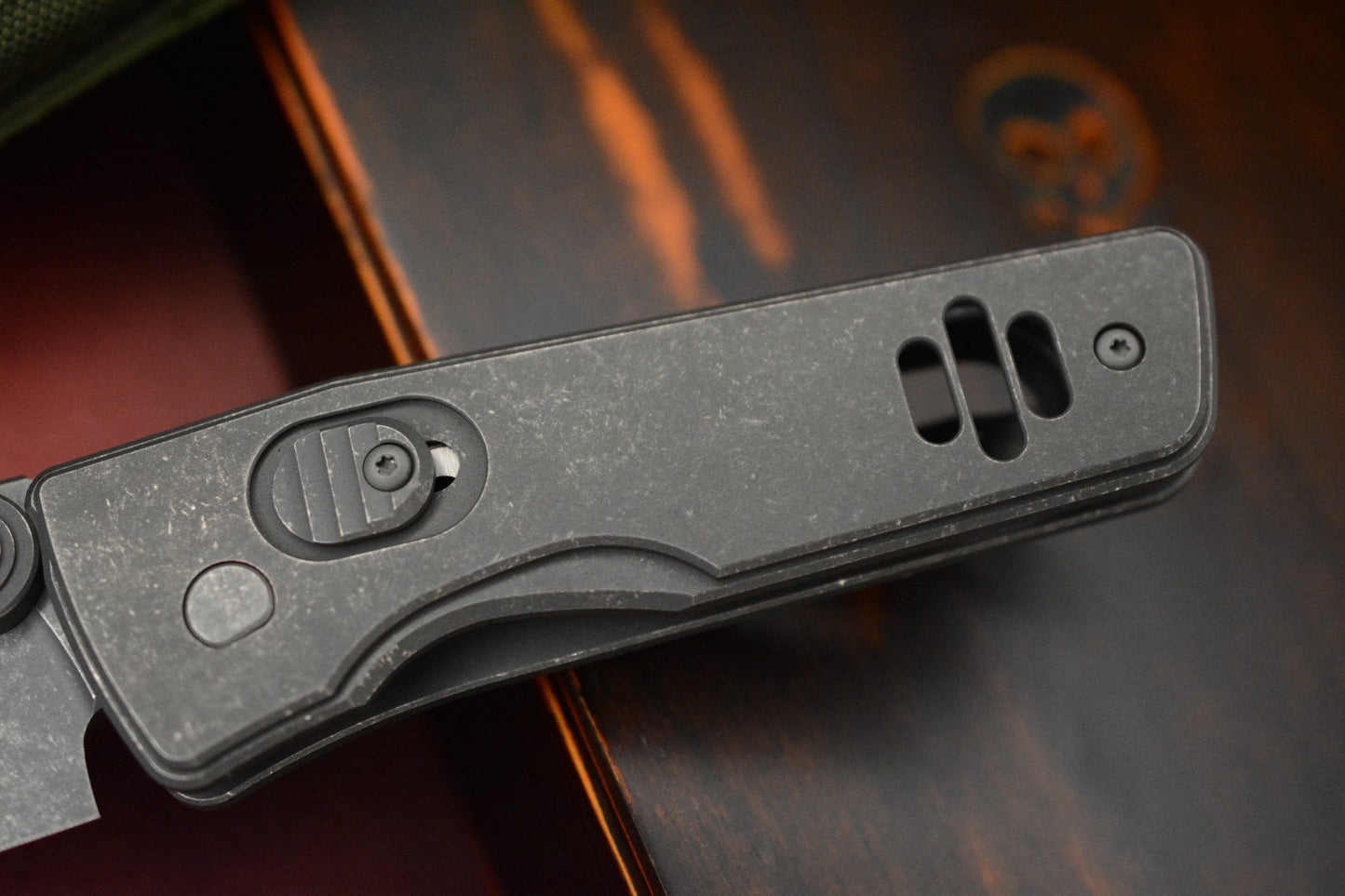 RARE MID-TECH Serge Pachenko x Gavin Hawk Guppy - Acid Wash Ti / MagnaCut
