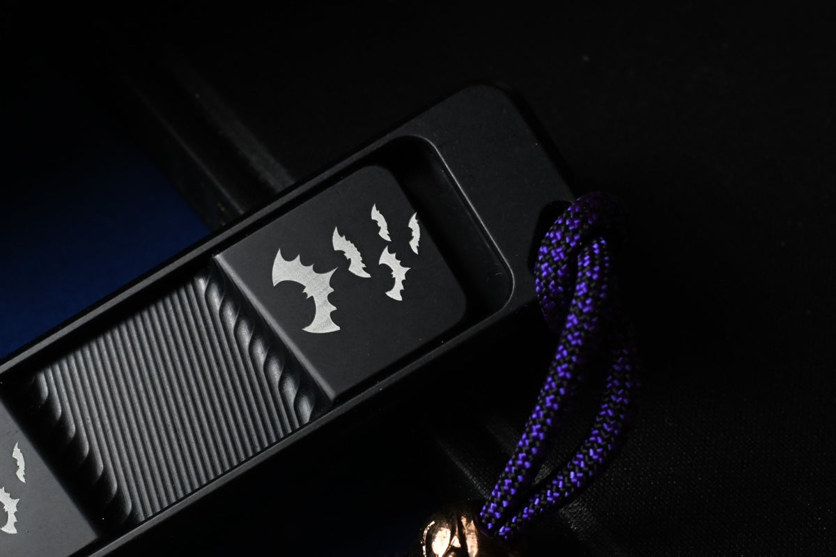NEW RIVERY MFG Zero-G - Smooth Operator Black Halloween Bat Edition w/ Skull
