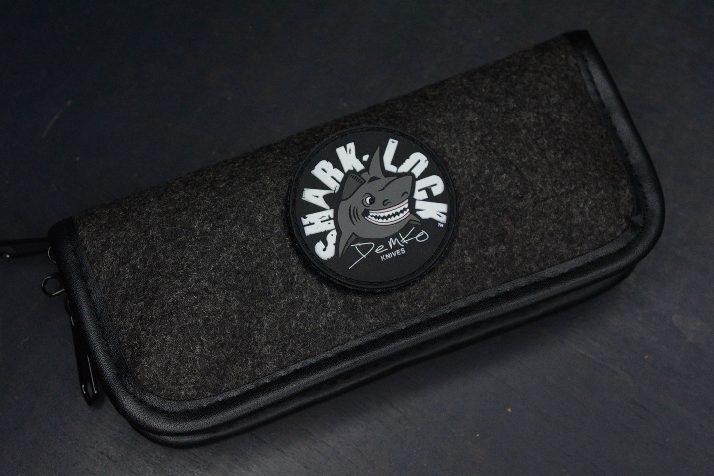 RARE Demko AD20 XL MagnaCut Drop Point / Textured Bead Blasted Ti w/ Tombstone