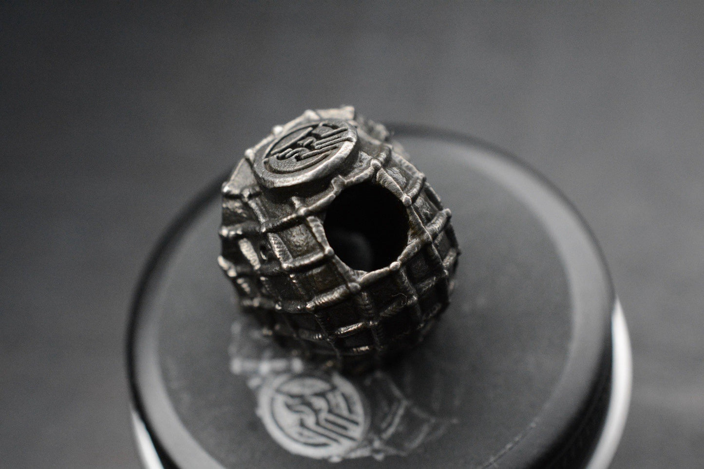 NEW Griffin Combat Dead Sergeant Sterling Silver Skull Bead - Hi Detail