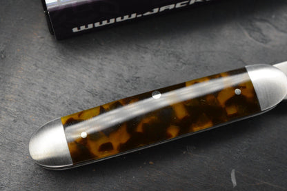 NEW Jack Wolf Gateway Equal End - Tortoise Shell Kirinite /Belt Satin Spearpoint