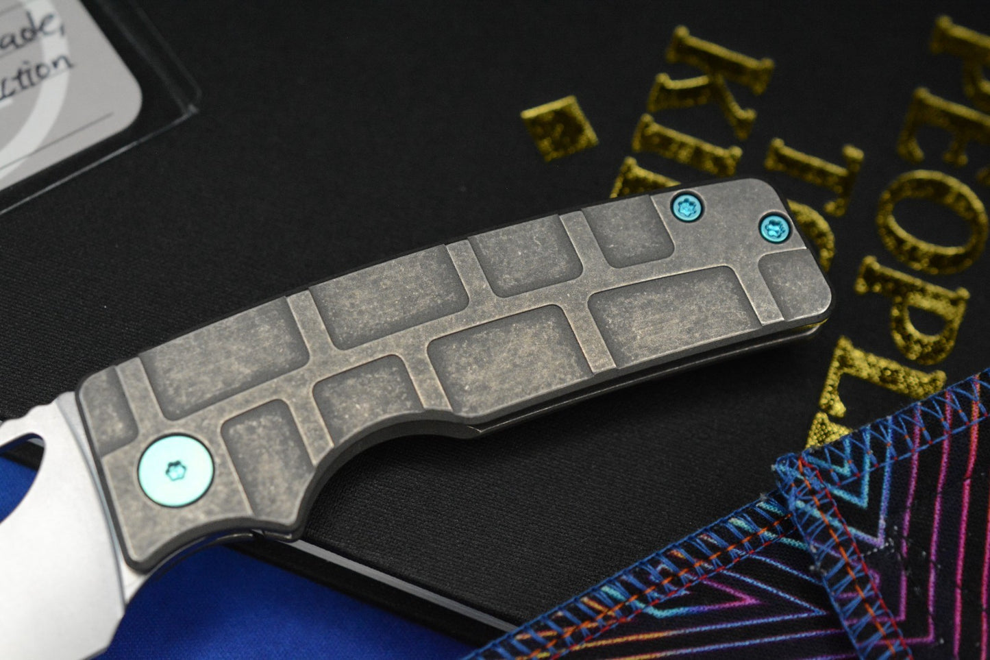 NEW Oz Machine Co Roosevelt Standard - Dark Mag Scales / Teal Accents / MagnaCut