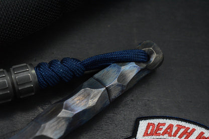 RARE 1 Of 1 Death Spike - Screw In Ice Pick - Rock Finished Ano w/ Custom Bead