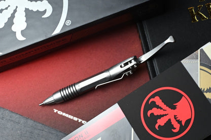 RARE Microtech Siphon I|Stainless Tactical Pen Stonewashed SN 102 2023