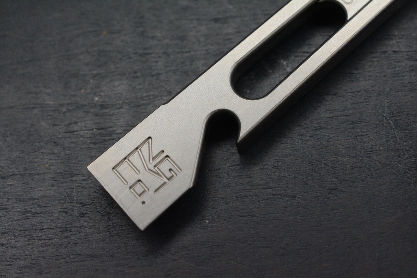 NEW Nice Guy Machine Co Side Piece Ti Pry w/ TKW Frankart Bead NGMCo