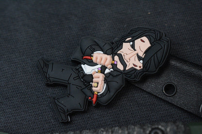 RARE Half Face Cardiac Spike Black Micarta / Highland Green G10 w/ Wick Pack