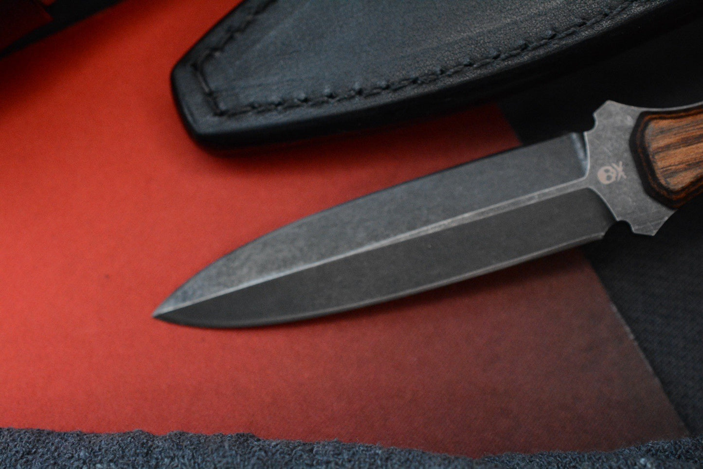 NEW Pete’s Pirate Life Custom Fixed Blade - Darkened Magnacut / Walnut Handles