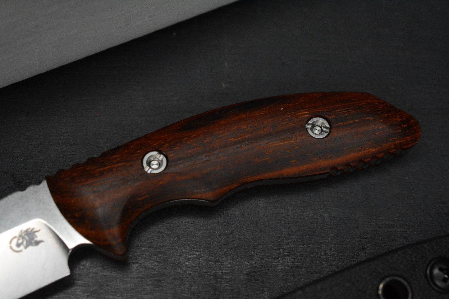 NEW Hinderer Flashpoint Magnacut Sheepsfoot Fixie - Stonewash Cocobolo Handle