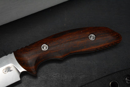 NEW Hinderer Flashpoint Magnacut Sheepsfoot Fixie - Stonewash Cocobolo Handle