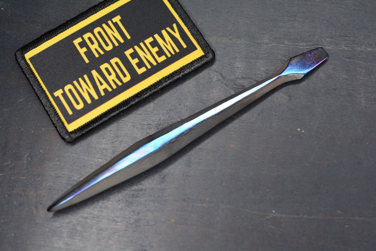 RARE RMJ USA Forged Ti Spike/ Screwdriver w/ FTE Patch #8 Of 10 Re Playge