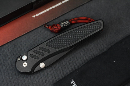 RARE Protech x Peace Neighbor Avalon - Patina DLC Magnacut 4.25” Blade Show EXC