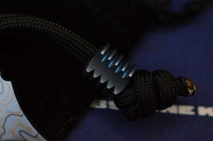 NEW Triple Aught Design Rook TAD Edition SW Blue Ti Bottle Opener w/ Bead