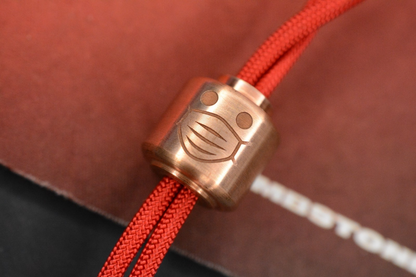 RARE Vintage ZF Creations Lego Plague Brass Bead - Large Re Playge Microtech