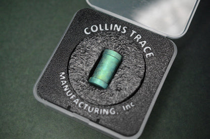 RARE++ Collin’s Trace “The End” XL Green Crystalized Ti Bead Re Playge JRW