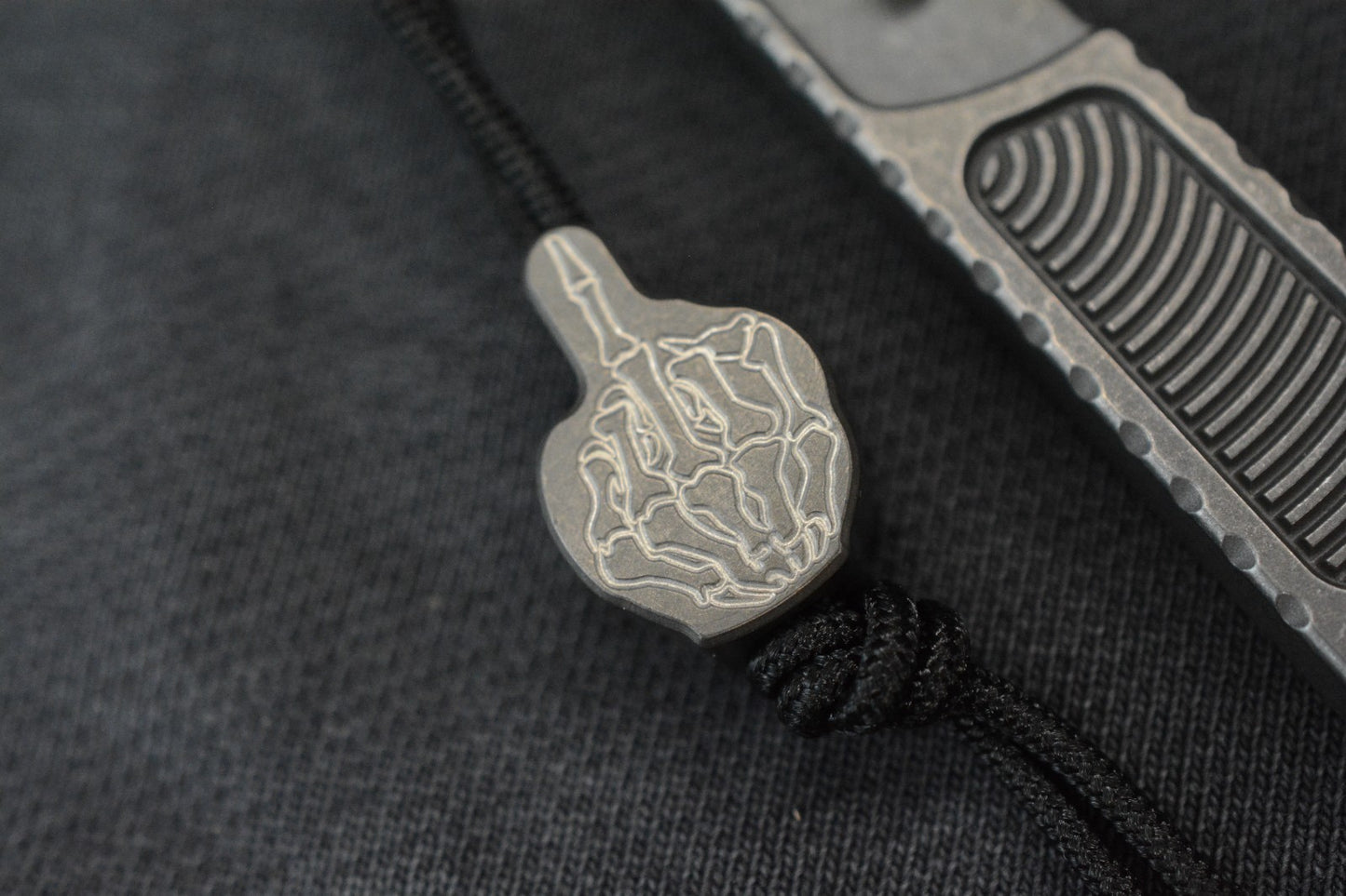 NEW Nice Guy Machine Co FAFO Ti Pry Bar NGMCo w/ F.O From The Grave Bead