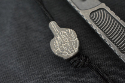 NEW Nice Guy Machine Co FAFO Ti Pry Bar NGMCo w/ F.O From The Grave Bead