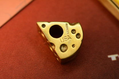 RARE Rep The Rat Custom Brass Cheese Bead Handmade USA