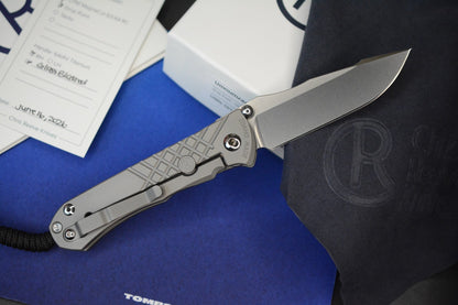 NEW Chris Reeve Umnumzaan - Glass Blasted / Drop Point Magnacut