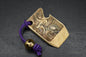 RARE “Fatboy Creations” Kraken Skull Brass Pry Bar USA Made Handmade Re NGMCo