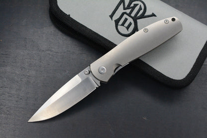 NEW Monterey Bay Knives Rosalinda - Ti / ZDP 189 Spearpoint Blade DISCONTINUED
