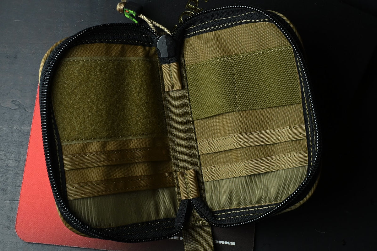 RARE SOE Organizer Pouch - Coyote 7” w/ Wkrmn Bead & Patch