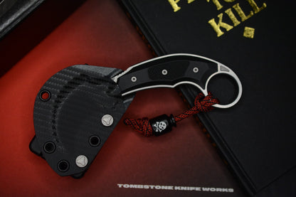 RARE Microtech x Bastinelli Iconic Fixed Blade - Black G10 / SW LOW SN 012
