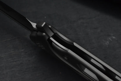 CUSTOM Nadeau Sharp By Design Arch Nemesis Aspirated w/ D/E M390 Etched Blade