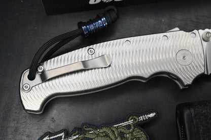 RARE++ Demko AD20 XXX Textured Ti / Stud Only CPM 3V Blade