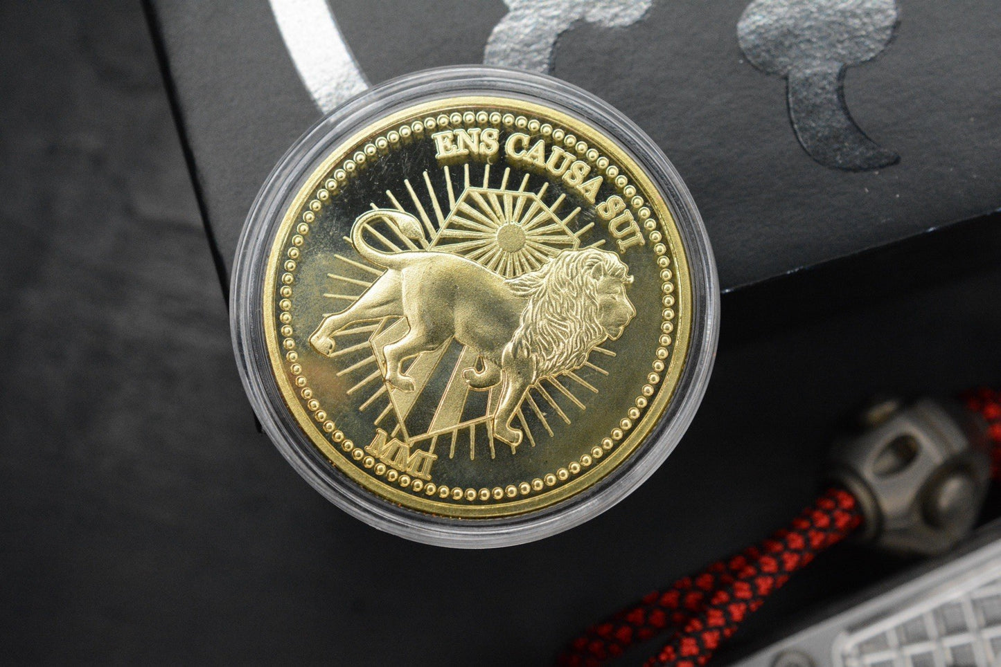 RARE Microtech MSI MINI - Ti Frag Handle/ Brz Accents w/John Wick Pack & CH Bead