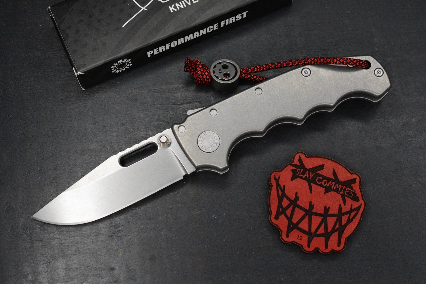 NEW Demko MG AD20 FULL SIZE Smooth Ti Shark Lock / Drop Point MagnaCut