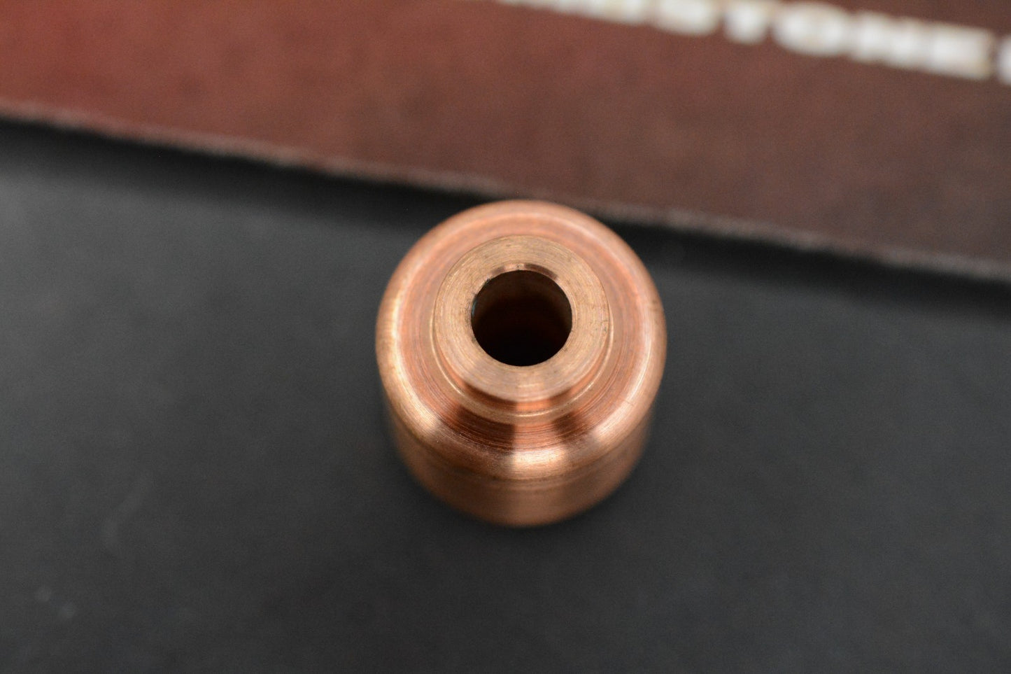 RARE Vintage ZF Creations Lego Plague Brass Bead - Large Re Playge Microtech