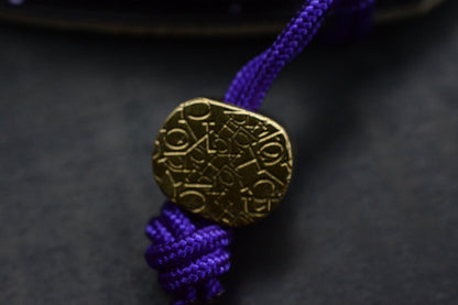 RARE Hinderer Spec Assembly XM-18 2-Tone/ Natural Micarta / Purple BB Brass Hdw