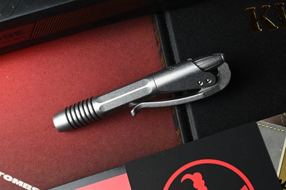 RARE Microtech Siphon I|Stainless Tactical Pen Stonewashed SN 102 2023