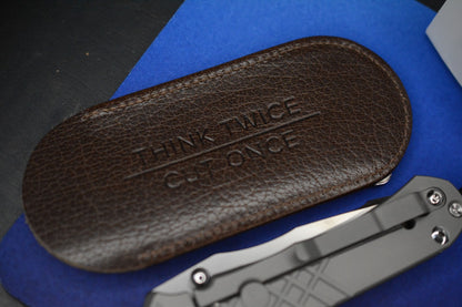 NEW Chris Reeve Umnumzaan - Glass Blasted / DP Magnacut w/ Custom Flag Clip