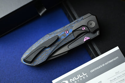 NEW Null x UC EXC Voodoo Doll - Blurple Camo Carbon Handle Matte DLC Vanax Blade