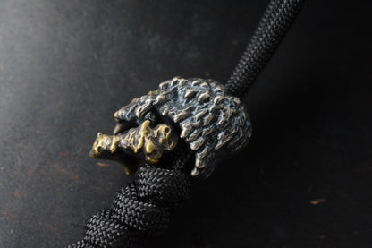 NEW Custom Knife Factory Brass 2-Piece Ghoul Bead Hi Detail- Re Playge Microtech