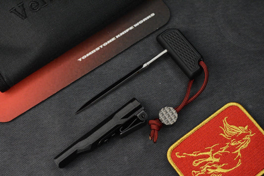 NEW Bastanelli Creations Cardiac Spike - Black Aluminum w/ TKW Curator & Patch