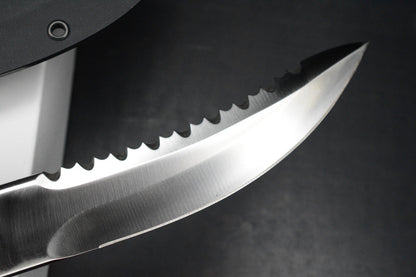RARE+ Al Mar Knives Seki Japan Warrior Fixie Satin Blade /Rubber Handle & Sheath